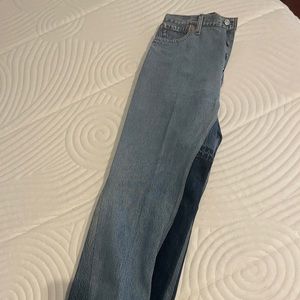 NWT Redone/ Levi’s two tone jeans